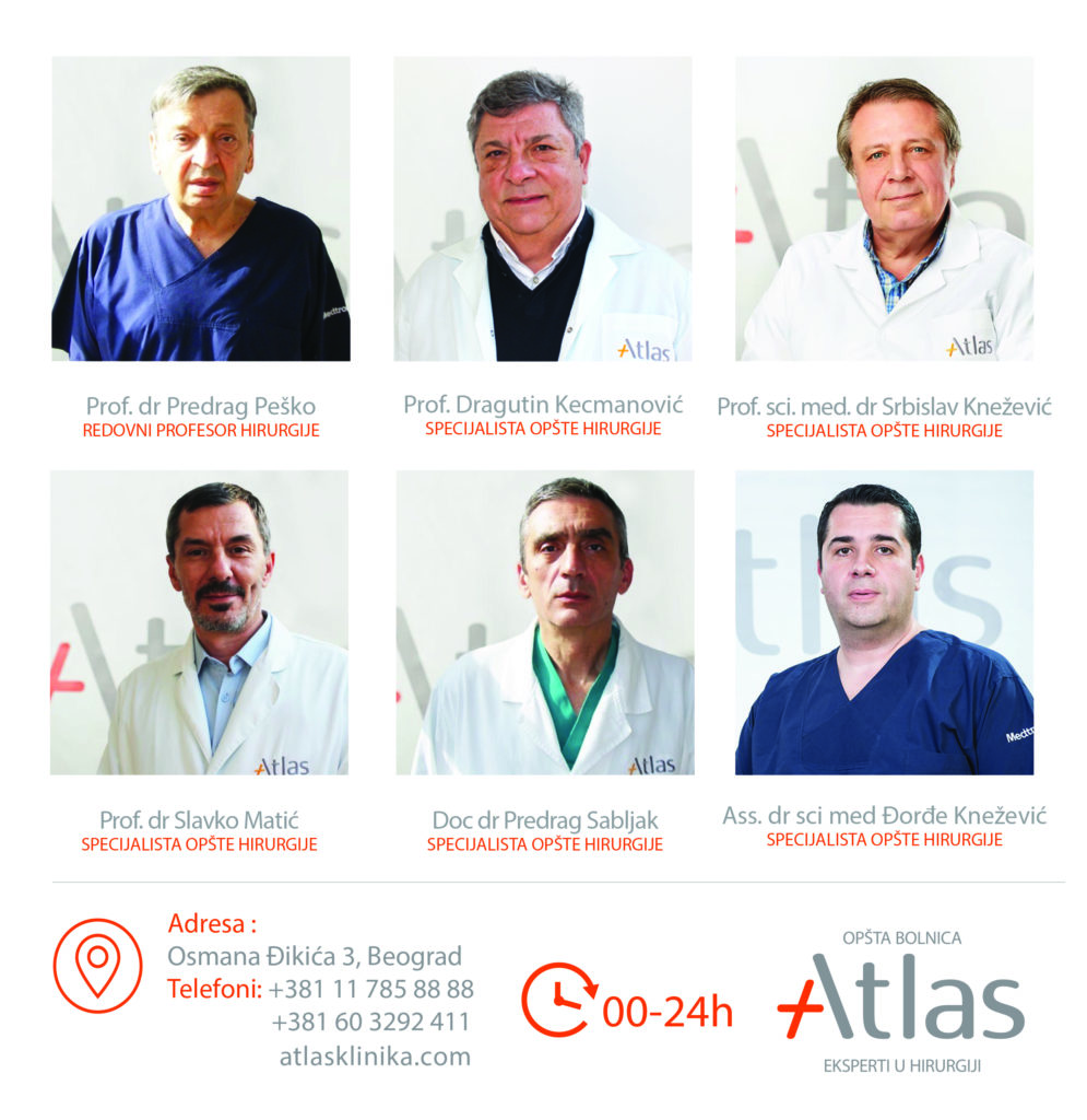 Centar za opštu hirurgiju Atlas opšta bolnica Centar za opštu hirurgiju Atlas opšta bolnica