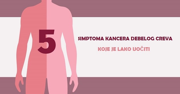 5 simptoma kancera debelog creva