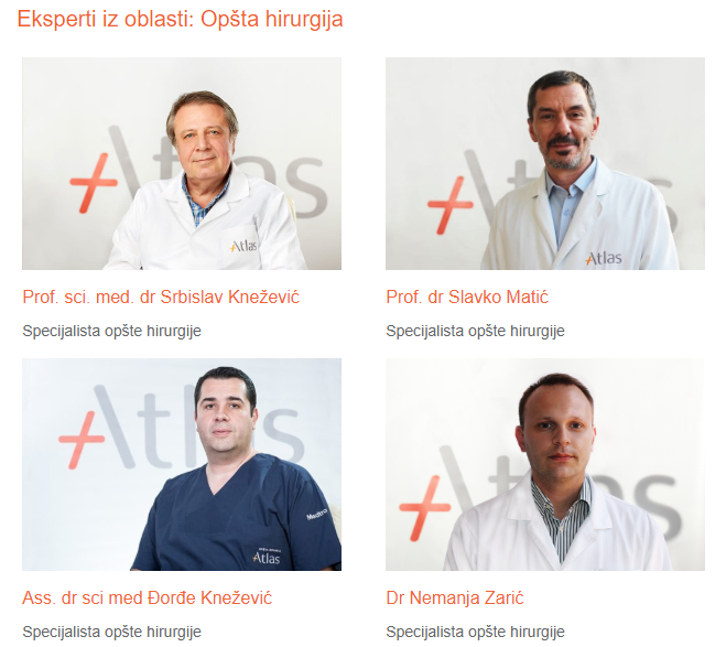 eksperti opšte hirurgije - atlas bolnica eksperti opšte hirurgije - atlas bolnica