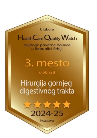 3. mesto_Hirurgija gornjeg digestivnog trakta_HCQW